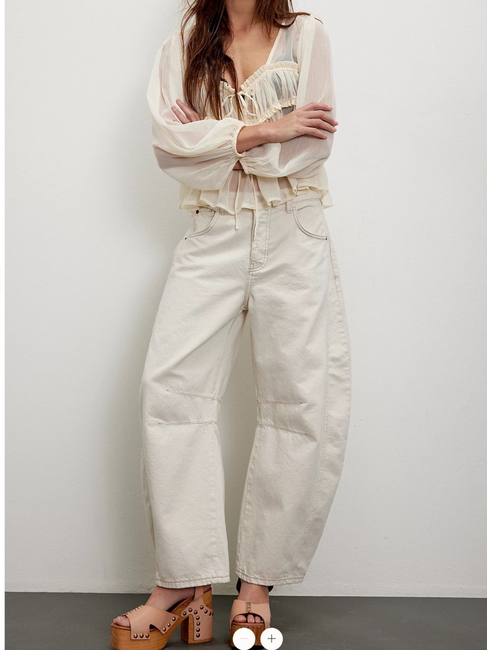 Free People We The Free Lucky You Mid Rise Barrel Size 28